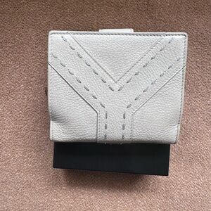 YSL Chic Purple and White Wallet